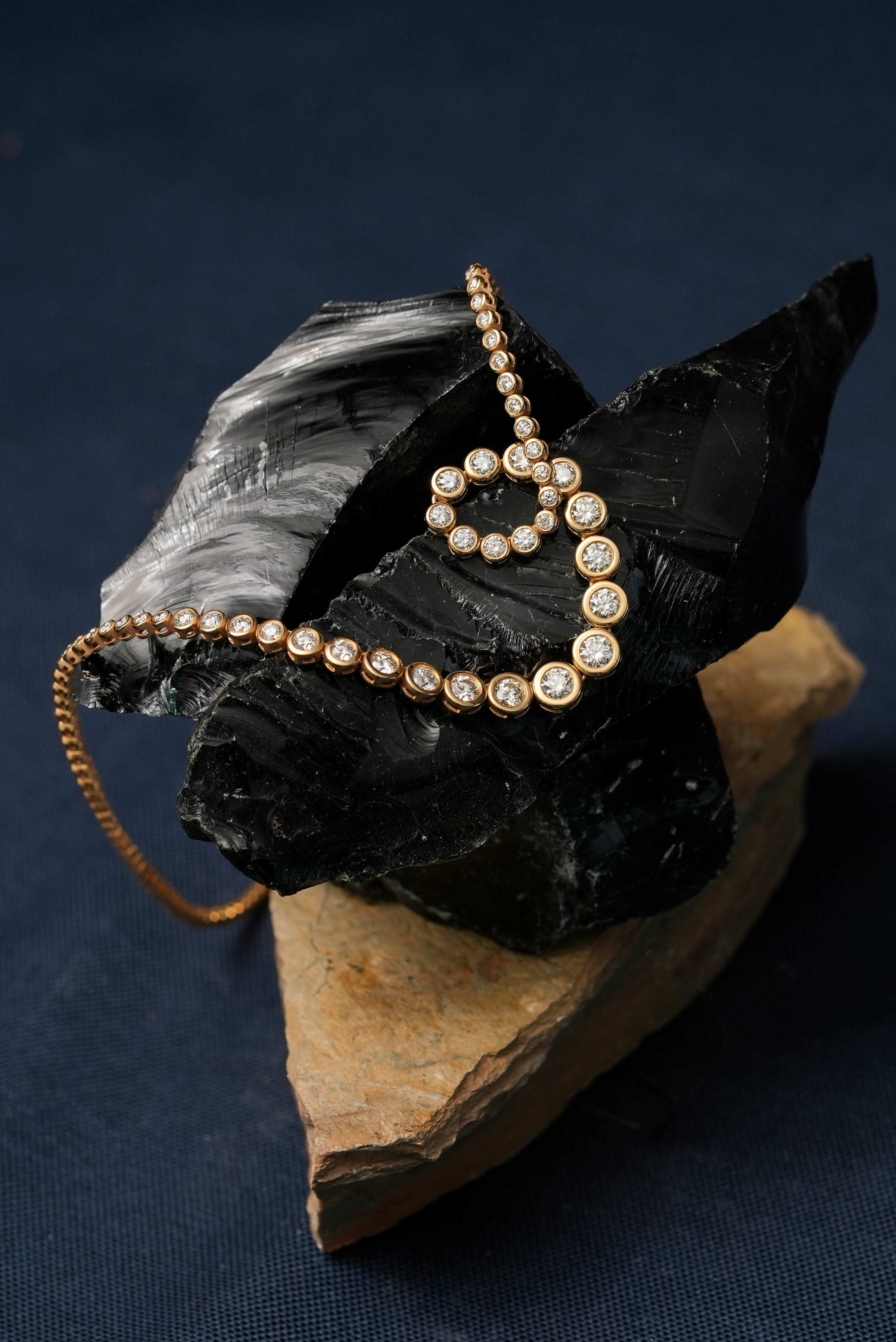 Bespoke diamond necklace